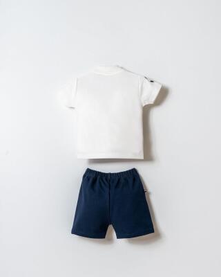 U.S. Polo Assn. Erkek Bebek Polo Yaka Pike Şort T-Shirt Takım  - 4