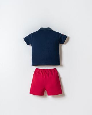 U.S. Polo Assn. Erkek Bebek Polo Yaka Pike Şort T-Shirt Takım  - 9