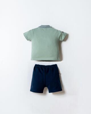 U.S. Polo Assn. Erkek Bebek Polo Yaka Pike Şort T-Shirt Takım  - 13
