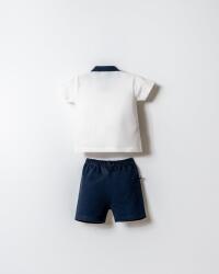 U.S. Polo Assn. Erkek Bebek Polo Yaka Pike T-Shirt Şort Takım %100 Pamuk Yazlık 2’li Set  - 4