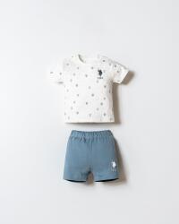 U.S. Polo Assn. Erkek Bebek Şort T-Shirt Takım %100 Pamuk