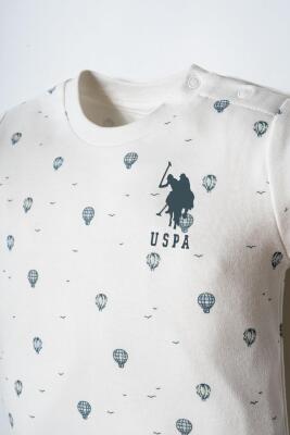 U.S. Polo Assn. Erkek Bebek Şort T-Shirt Takım %100 Pamuk - 2