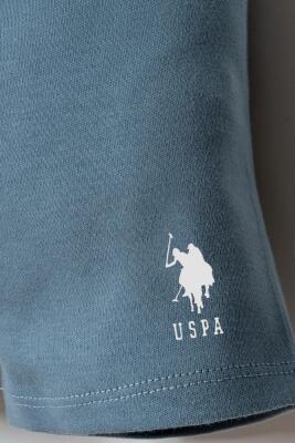 U.S. Polo Assn. Erkek Bebek Şort T-Shirt Takım %100 Pamuk - 3