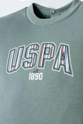 U.S. Polo Assn. Erkek Bebek Şort T-Shirt Takım %100 Pamuk - 2