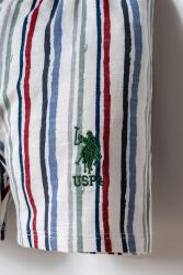 U.S. Polo Assn. Erkek Bebek Şort T-Shirt Takım %100 Pamuk - 3