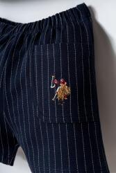 U.S. Polo Assn. Erkek Bebek Şort T-Shirt Takım %100 Pamuk Esnek Şortlu Yazlık Bebek Takımı - 3