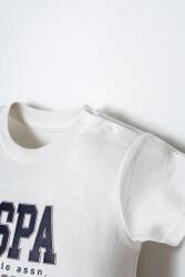 U.S. Polo Assn. Erkek Bebek Şort T-Shirt Takım %100 Pamuk Esnek Şortlu Yazlık Bebek Takımı - 2