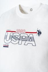 U.S. Polo Assn. Erkek Bebek Şort T-Shirt Takım %100 Pamuk Süprem Üst İnterlok Şort Çizgili Lacivert Beyaz Yazlık Alt Üst Takım (1)