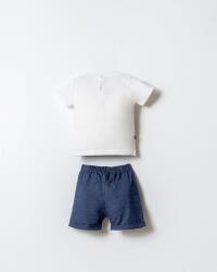 U.S. Polo Assn. Erkek Bebek Şort T-Shirt Takım %100 Pamuk Yazlık Bebek Takımı - 4