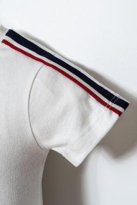 U.S. Polo Assn. Erkek Bebek Şort T-Shirt Takım %100 Pamuk Yazlık Bebek Takımı USPA Baskılı - 4