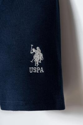 U.S. Polo Assn. Erkek Bebek Şort T-Shirt Takım %100 Pamuk Yazlık Bebek Takımı USPA Baskılı - 3