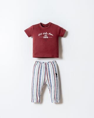 U.S. Polo Assn. Erkek Bebek T-Shirt Pantolon Takım - 1