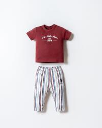 U.S. Polo Assn. Erkek Bebek T-Shirt Pantolon Takım - 1