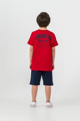 U.S. Polo Assn. Erkek Çocuk %100 Pamuk Bermuda Takımı – Yazlık Günlük Rahat Kesim - 13