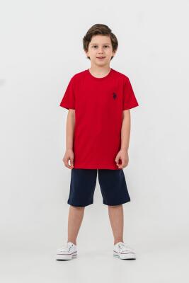 U.S. Polo Assn. Erkek Çocuk %100 Pamuk Bermuda Takımı – Yazlık Günlük Rahat Kesim - 14