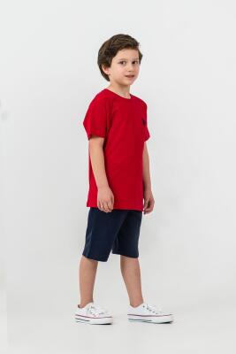 U.S. Polo Assn. Erkek Çocuk %100 Pamuk Bermuda Takımı – Yazlık Günlük Rahat Kesim - 15