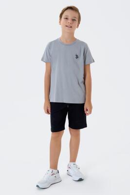 U.S. Polo Assn. Erkek Çocuk %100 Pamuk Bermuda Takımı – Yazlık Günlük Rahat Kesim - 6