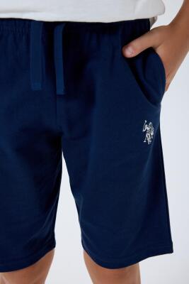 U.S. Polo Assn. Erkek Çocuk %100 Pamuk Bermuda Takımı – Yazlık Günlük Rahat Kesim - 5