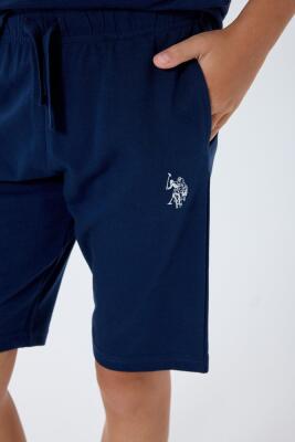 U.S. Polo Assn. Erkek Çocuk %100 Pamuk Bermuda Takımı – Yazlık Günlük Rahat Kesim - 10