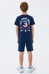 U.S. Polo Assn. Erkek Çocuk %100 Pamuk Bermuda Takımı – Yazlık Günlük Rahat Kesim - 13