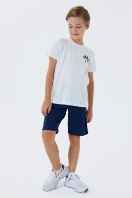 U.S. Polo Assn. Erkek Çocuk %100 Pamuk Bermuda Takımı – Yazlık Günlük Rahat Kesim - 3