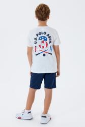 U.S. Polo Assn. Erkek Çocuk %100 Pamuk Bermuda Takımı – Yazlık Günlük Rahat Kesim