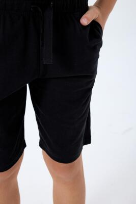 U.S. Polo Assn. Erkek Çocuk %100 Pamuk Bermuda Takımı – Yazlık Günlük Rahat Kesim - 9