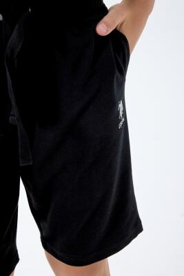 U.S. Polo Assn. Erkek Çocuk %100 Pamuk Bermuda Takımı – Yazlık Günlük Rahat Kesim - 9