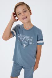 U.S. Polo Assn. Erkek Çocuk %100 Pamuk Bermuda Takımı – Yazlık Günlük Rahat Kesim (1)