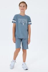 U.S. Polo Assn. Erkek Çocuk %100 Pamuk Bermuda Takımı – Yazlık Günlük Rahat Kesim - 5