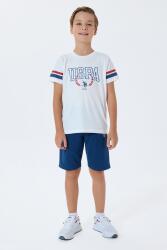 U.S. Polo Assn. Erkek Çocuk %100 Pamuk Bermuda Takımı – Yazlık Günlük Rahat Kesim - 13