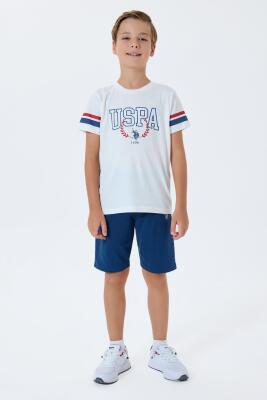 U.S. Polo Assn. Erkek Çocuk %100 Pamuk Bermuda Takımı – Yazlık Günlük Rahat Kesim - 13