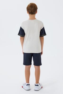 U.S. Polo Assn. Erkek Çocuk %100 Pamuk Bermuda Takımı – Yazlık Günlük Rahat Kesim - 4