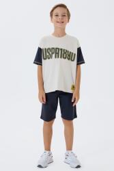 U.S. Polo Assn. Erkek Çocuk %100 Pamuk Bermuda Takımı – Yazlık Günlük Rahat Kesim - 2