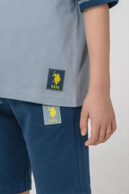 U.S. Polo Assn. Erkek Çocuk %100 Pamuk Bermuda Takımı – Yazlık Günlük Rahat Kesim - 12