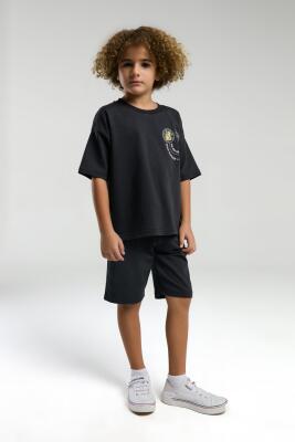 U.S. Polo Assn Erkek Çocuk Bermuda Takım, İki İplik Dokuma %100 Pamuk - 4