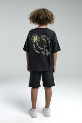 U.S. Polo Assn Erkek Çocuk Bermuda Takım, İki İplik Dokuma %100 Pamuk - 5