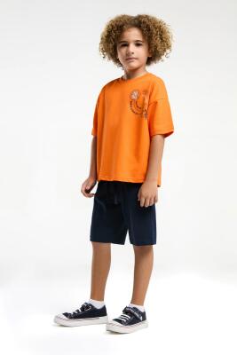 U.S. Polo Assn Erkek Çocuk Bermuda Takım, İki İplik Dokuma %100 Pamuk - 7