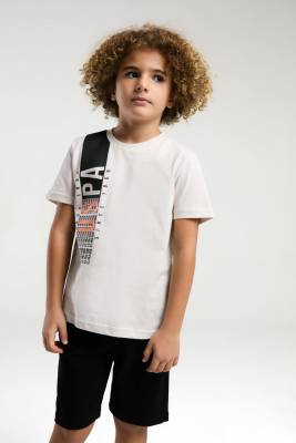 U.S. Polo Assn. - U.S. Polo Assn Erkek Çocuk Cepli Bermuda Takım, %100 Pamuklu