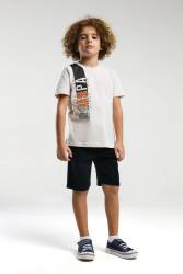 U.S. Polo Assn Erkek Çocuk Cepli Bermuda Takım, %100 Pamuklu - Thumbnail