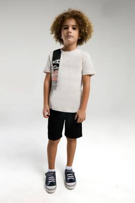 U.S. Polo Assn Erkek Çocuk Cepli Bermuda Takım, %100 Pamuklu - 4