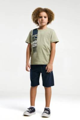 U.S. Polo Assn Erkek Çocuk Cepli Bermuda Takım, %100 Pamuklu - 8