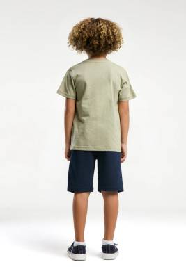 U.S. Polo Assn Erkek Çocuk Cepli Bermuda Takım, %100 Pamuklu - 10