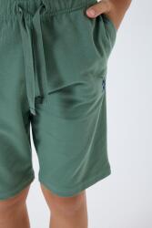 U.S. Polo Assn Erkek Çocuk Şortlu Takım %100 Pamuk Yazlık Bisiklet Yaka Tişört & Bermuda Şort Takım - 11