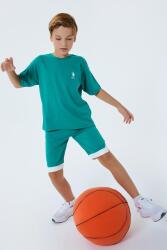 U.S. Polo Assn Erkek Çocuk Şortlu Takım %100 Pamuk Yazlık Tişört & Bermuda Şort Takım - 8