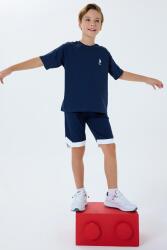 U.S. Polo Assn Erkek Çocuk Şortlu Takım %100 Pamuk Yazlık Tişört & Bermuda Şort Takım