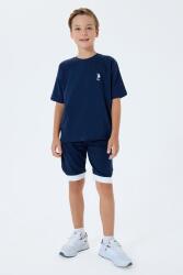 U.S. Polo Assn Erkek Çocuk Şortlu Takım %100 Pamuk Yazlık Tişört & Bermuda Şort Takım (1)