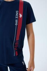 U.S. Polo Assn Erkek Çocuk Şortlu Takım %100 Pamuk Yazlık Tişört & Cepli Bermuda Şort Takım - 5