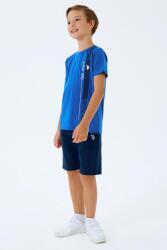 %100 Pamuklu Erkek Çocuk Bermuda ve T-shirt Alt Üst Takım - 6