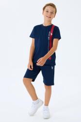 %100 Pamuklu Erkek Çocuk Bermuda ve T-shirt Alt Üst Takım (1)